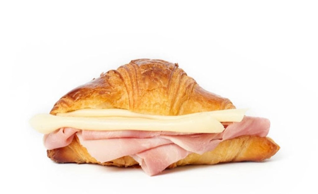 Croissant con xamón e queixo - Imaxe 1